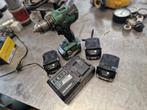 HI KOKI DS 18DBSL, Ophalen of Verzenden, Zo goed als nieuw, Minder dan 400 watt, Boor- en Schroefmachine