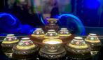 9 AWSOME AND RARE CLOISONNE BOWLS WITH MOTIFS OF QINGLONG, Ophalen