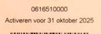 0616510000 uitstekend nummer, Verzenden, Nieuw, KPN, Simkaart