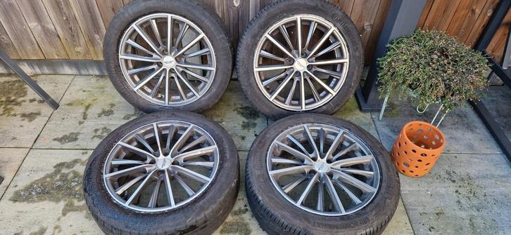 Inter Action Velocity 17 inch velgen met banden, Auto-onderdelen, Banden en Velgen, Banden en Velgen, Zomerbanden, 17 inch, 205 mm