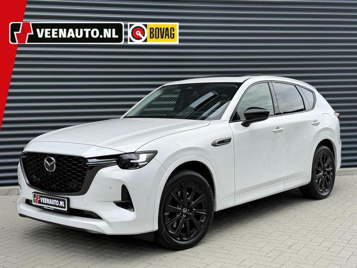 Mazda CX-60 2.5 e-SkyActiv PHEV Homura Pano/Trekhaak/Bose/36, Auto's, Mazda, Bedrijf, Te koop, CX-60, 360° camera, 4x4, ABS, Achteruitrijcamera