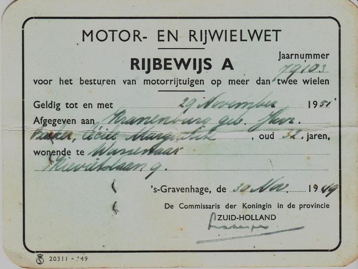 MOTOR - EN RIJWIELWET, Postzegels en Munten, Bankbiljetten | Nederland, Euro's, Verzenden