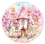 Muursticker Cirkel Elfjes Dorp Designed4kids, Zomerlust 123 2435 NG ZevenhovenDesigned4Kids, Designed4Kids, Nieuw, Ophalen of Verzenden