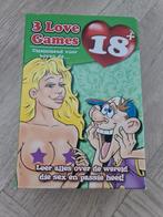 3 Love Games - Uitsluitend voor boven de .... 18+, Een of twee spelers, Ophalen of Verzenden, Nieuw, Miko