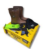 Safety Jogger Alaska Laars S3 Winter Box maat 47, Kleding | Heren, Schoenen, Bruin, Verzenden, Safety jogger, Nieuw