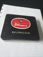 Oud blikken sigaren doosje, Verzamelen, Ophalen of Verzenden, Gebruikt, Tabaksdoos of Verpakking