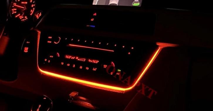 BMW 3-Serie / 4-Serie Ambiance Verlichting | Middenconsole, Auto diversen, Autoradio's, Zo goed als nieuw, Ophalen of Verzenden