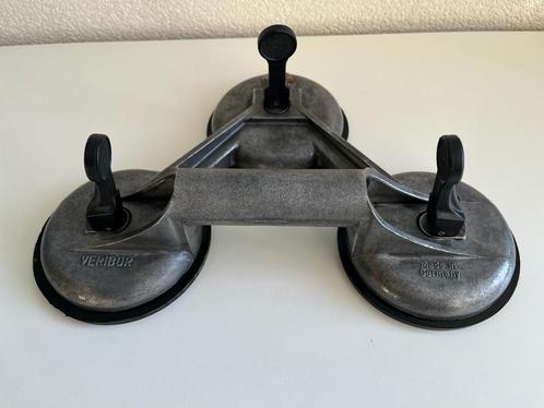Bohle Veribor 3-kops glaszuiger / pompzuiger / glasdrager, Doe-het-zelf en Verbouw, Glas en Ramen, Gebruikt, Ophalen of Verzenden