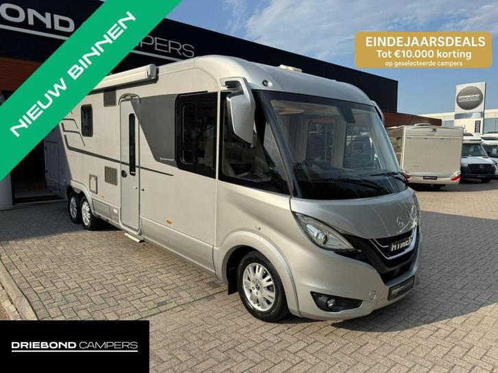 Hymer B 880 ML Enkele Bedden Hefbed Alde 2X Airco Lithium Om, Caravans en Kamperen, Campers, Bedrijf, tot en met 4, Integraal