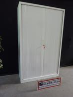 ZGAN witte roldeurkast / kantoorkast / archiefkasten + slot, Gebruikt, 100 tot 150 cm, Onbkend, Onbekend