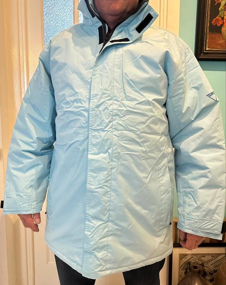 Sol’s collection Parka licht blauw XL, Kleding | Heren, Wintersportkleding, Zo goed als nieuw, Jack, Maat 56/58 (XL), Ophalen of Verzenden