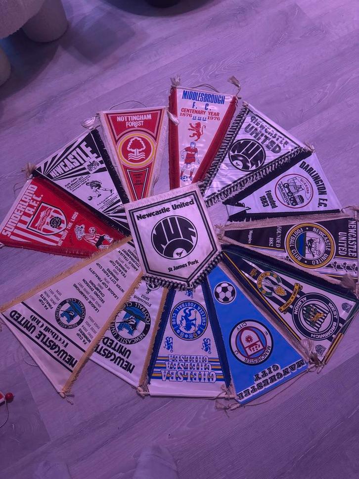 Voetbal Vaantjes Collectie engelse, Verzamelen, Sportartikelen en Voetbal, Gebruikt, Vaantje of Sjaal, Overige binnenlandse clubs