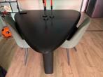 Design eethoek (driehoekig) + 2 groene kuipstoelen, Huis en Inrichting, Tafels | Eettafels, Ophalen, Kunststof, 50 tot 100 cm