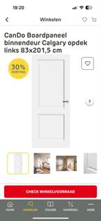 CanDo Calgary Binnendeur 83x201,5 - Nieuw, Ophalen, 80 tot 100 cm, Binnendeur, Nieuw