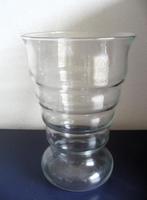 De Bazel ribbelvaas, Leerdam glasfabriek, Antiek en Kunst, Antiek | Glas en Kristal, Ophalen of Verzenden
