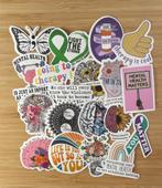 Mentale gezondheid, medicatie pillen, therapie stickers, Verzenden, Nieuw, Meerdere stickers