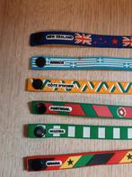 10 ek wk voetbal landen armbandjes, Verzamelen, Ophalen of Verzenden