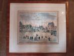 Prent Den Haag Vijverberg Binnenhof 1730 Jacob Riemer, Antiek en Kunst, Ophalen