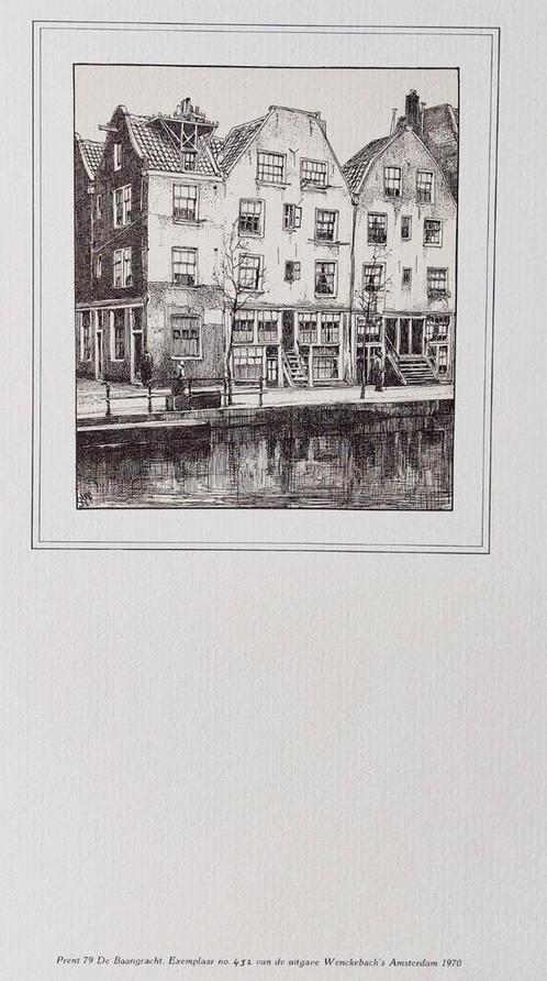 Amsterdam .. 750 jaar ... De Baangracht .., Antiek en Kunst, Kunst | Tekeningen en Foto's, Ophalen of Verzenden