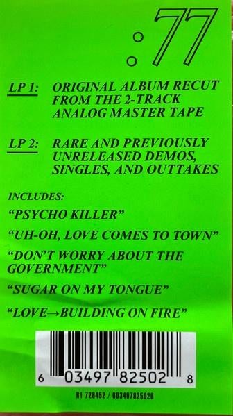 Talking Heads – Talking Heads: 77 | 2LP Gatefold | Sealed, Ophalen of Verzenden, Nieuw in verpakking, 12 inch, Poprock