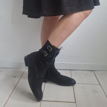 Triver Flight laarsjes. Maat 39, Zwart/suède. beschikbaar voor biedingen