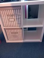 Ikea Kallax kast met 4 vakken, Ophalen, Met plank(en), Gebruikt, Minder dan 100 cm