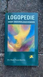 M. Pronk-Boerma - Logopedie voor onderwijsgevenden, Boeken, Ophalen of Verzenden, Zo goed als nieuw, M. Pronk-Boerma