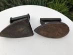 2 soorten oude strijkijzers, Antiek en Kunst, Antiek | Gereedschap en Instrumenten, Ophalen of Verzenden