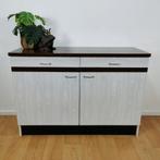 Vintage Mid century formica keukenkast wandkast dressoir, Valkenswaard, Gebruikt, Info@flashbackfurniture.nl, Ophalen of Verzenden