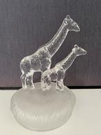 Cristal d'Arques “Giraffe  Mom & Baby “Beeldje, Ophalen of Verzenden, Zo goed als nieuw