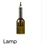 Unieke hanglamp van gerecyclede wijnfles, Nieuw, Ophalen of Verzenden, Glas, Duurzaam en Modern