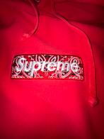 Supreme Bandana Boxlogo Hoodie Rood XL - 100% ORIGINAL, Kleding | Heren, Truien en Vesten, Ophalen of Verzenden, Nieuw, Maat 56/58 (XL)
