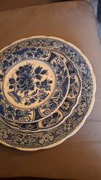3 mooie delft blauw borden, Ophalen