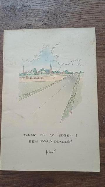 Jo Spier, reclame brochure Ford dealer Hoorn, Hoogwoud  beschikbaar voor biedingen