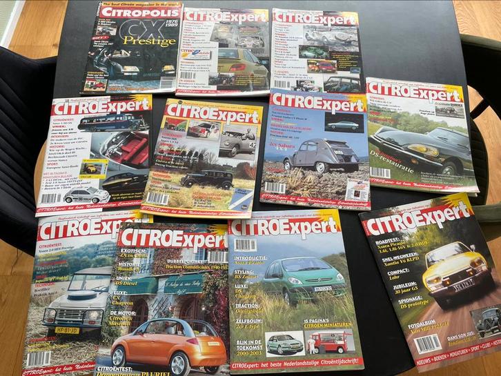 11 Citroexpert magazines 1998/1999/2000, Boeken, Auto's | Folders en Tijdschriften, Gelezen, Citroën, Ophalen of Verzenden