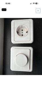 Stopcontact en Dimmer, Ophalen, Gebruikt, Stopcontact