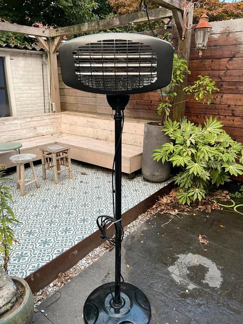 Elektrische Terrasverwarmer, Tuin en Terras, Terrasverwarmers, Gebruikt, Elektrisch, Vloer, Waterbestendig, Ophalen