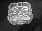 Vintage design glazen schaal Lars Hellsten / Skruf Glass '60, Ophalen of Verzenden