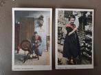 Staphorst, Klederdrachten, 2 kaarten, ongelopen, jaren '50., Verzamelen, Ansichtkaarten | Themakaarten, Verzenden, 1940 tot 1960