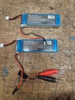 2x 2s lipo zender accu's 2700 mah, Ophalen of Verzenden, Gebruikt