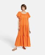 * Devotion 36 * NIEUW maxi dress, lange jurk, zomerjurk!, Kleding | Dames, Jurken, Oranje, Ophalen of Verzenden, Maat 36 (S), Onder de knie