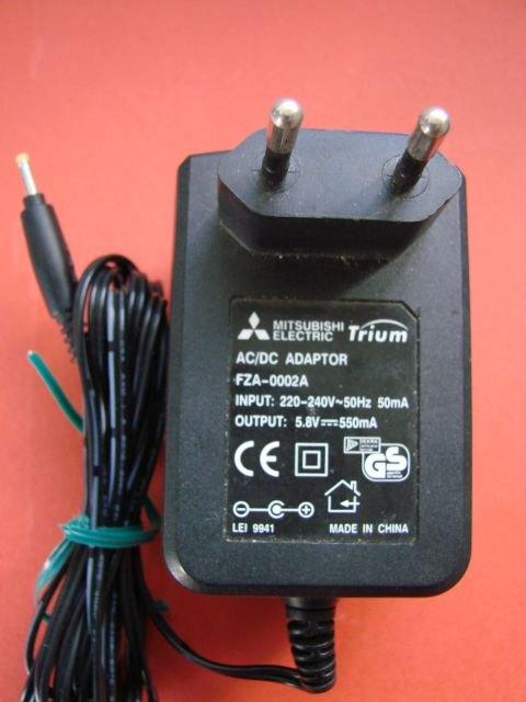 DC voeding / transformator adapter (IV) 5,8 V 550 mA, Hobby en Vrije tijd, Elektronica-componenten, Ophalen of Verzenden, Zo goed als nieuw