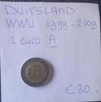 Duitsland 2 euro WWU 1999-2009 A, Postzegels en Munten, Munten | Europa | Euromunten, Ophalen, Duitsland, 2 euro