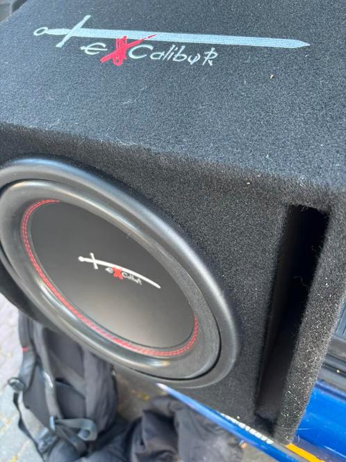 Excalibur subwoofer incl versterker!, Auto diversen, Autospeakers, Zo goed als nieuw, Ophalen of Verzenden