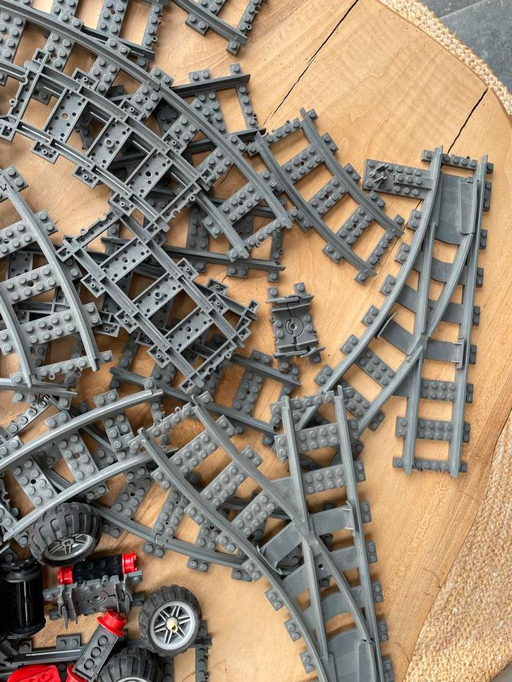 LEGO Trein Rails en Onderdelen, Kinderen en Baby's, Speelgoed | Duplo en Lego, Gebruikt, Lego, Losse stenen, Ophalen of Verzenden