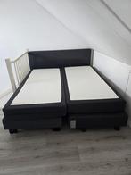 Pullman boxspring grijs 180x200, Ophalen, Gebruikt, Tweepersoons, 180 cm