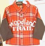 Maat 80 Geruite Woodland Trail bloes *NIEUW*, Woodland Trail, Nieuw, Ophalen of Verzenden, Overhemdje of Bloesje