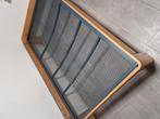Auping Auronde 120x200 met Hoge poten (48 CM), Ophalen, Gebruikt, Bruin, Twijfelaar