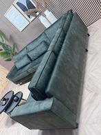 ZGAN Velvet Velours XL Hoekbank - Groen - 295 x 265, Ophalen, 250 tot 300 cm, Zo goed als nieuw, Vierpersoons of meer