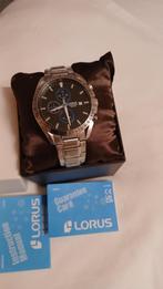 Lorus RM305HX9 Sport Chronograph Mens Watch 45mm 10ATM, Overige merken, Staal, Staal, Polshorloge